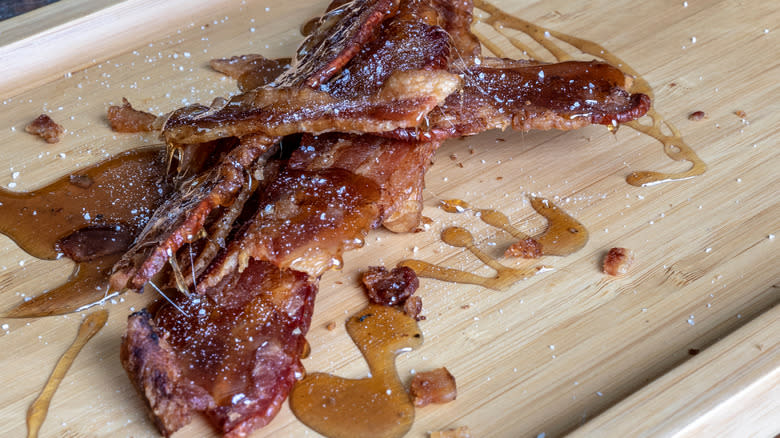 glazed bacon