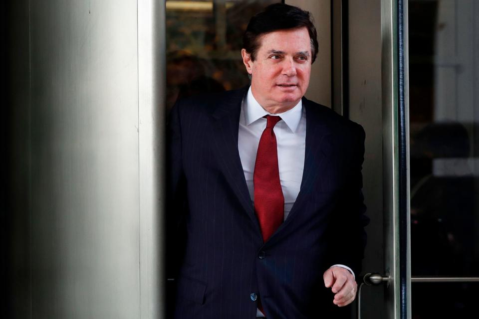 Paul Manafort, President Donald Trump's former campaign chairman in Washington, D.C. on Nov. 6, 2017.