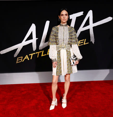 Jennifer Connelly poses at the premiere of the film Bad Behaviour