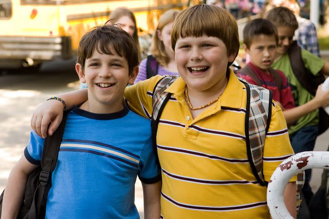 <p>Alamy</p> Zachary Gordon and Robert Capron in "Diary of a Wimpy Kid" (2010)