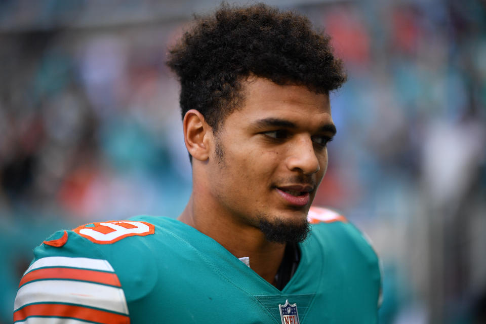 Minkah Fitzpatrick's response to his mom arguing that he's playing out of position? "She's not wrong." (Getty)