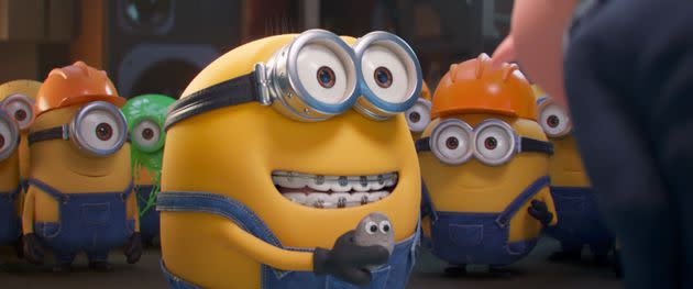 Les Minions accueillent Otto, un tout nouveau membre dans la bande. (Photo: Universal Studios)