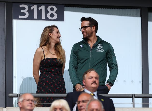 Blake Lively and Ryan Reynolds (Photo: Eddie Keogh - The FA via Getty Images)