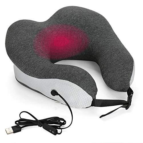 21) Heated Travel Neck Pillow