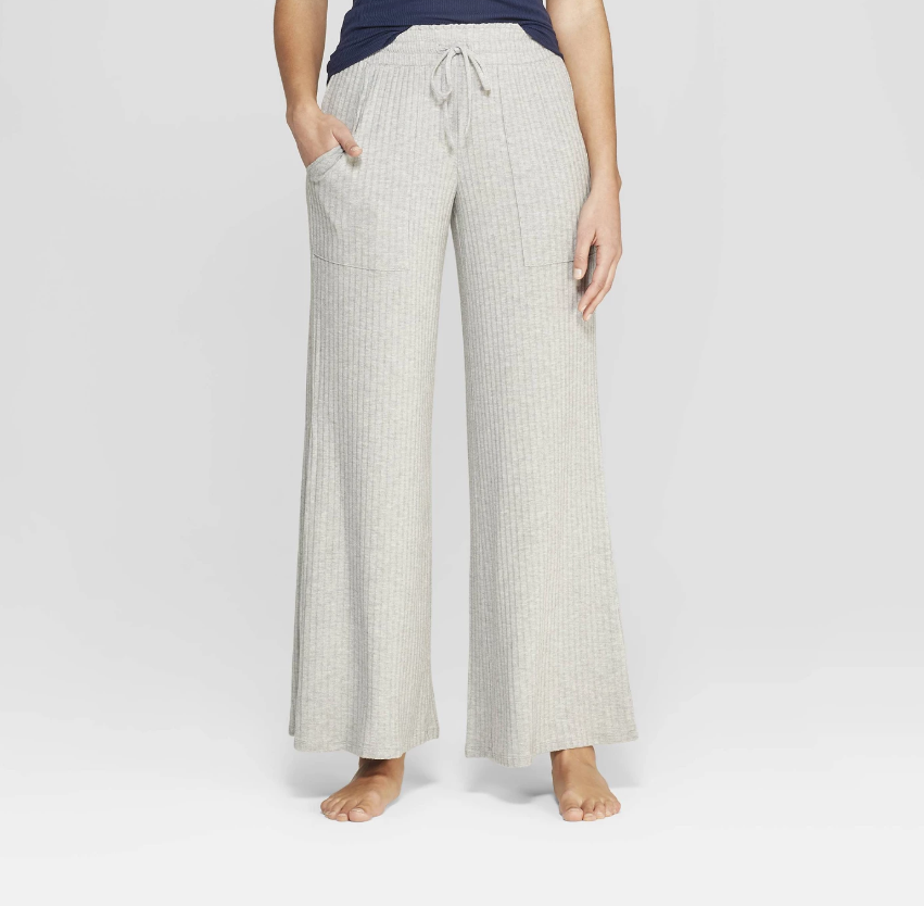 Stars Above Women’s Wide Rib Wide Leg Lounge Pants (Photo: Target)