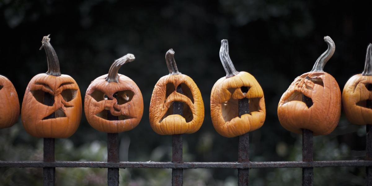 Spent my weekend carving foam pumpkins! : r/halloween