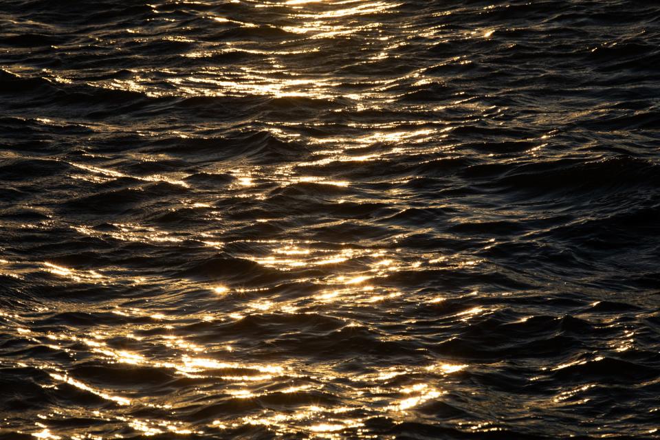 Sunlight is reflected off of Corpus Christi Bay on Tuesday, June 25, 2024, in Corpus Christi, Texas.