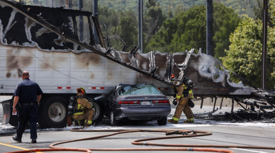 la highway crash