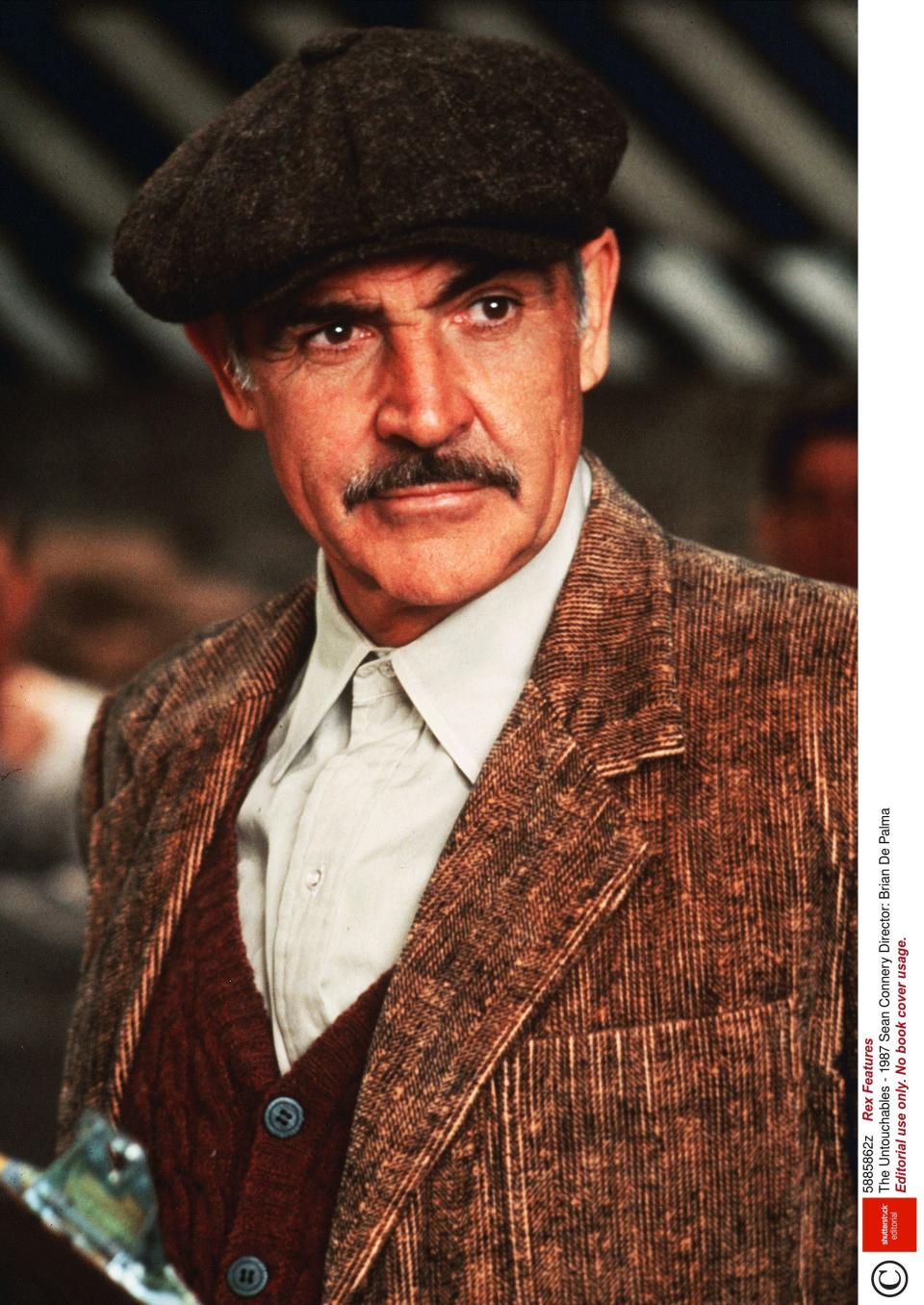 <p>Sean Connery in ‘The Untouchables’</p>Rex Features