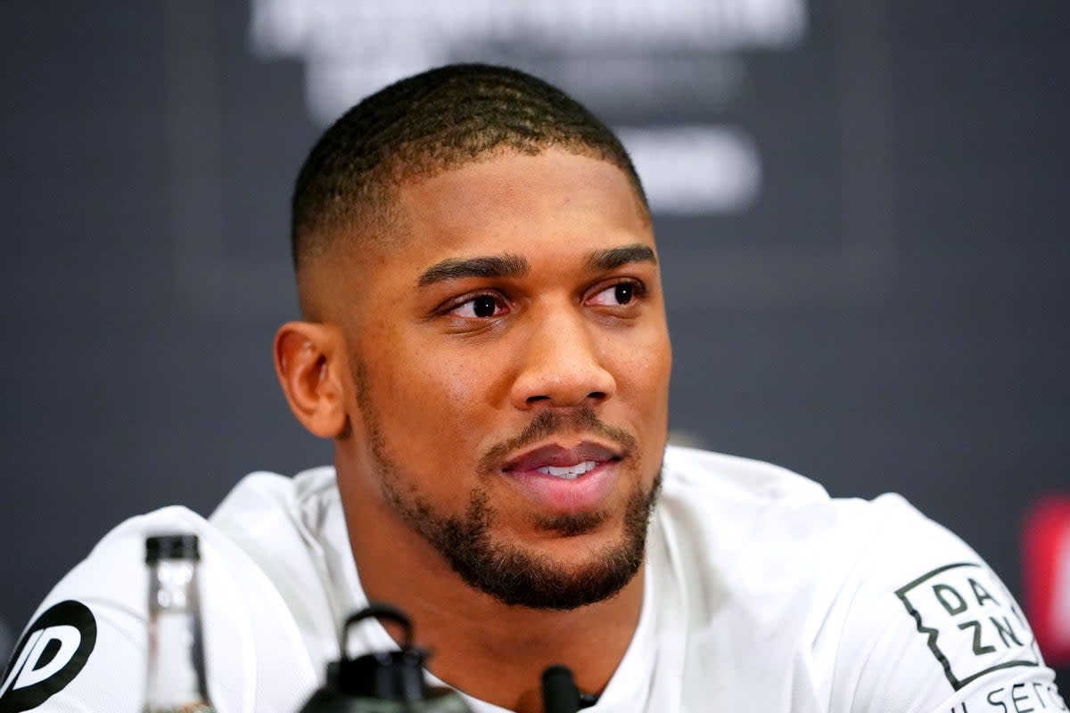 Anthony Joshua acknowledges he is approaching the last run of his professional career (Zac Goodwin/PA) (PA Wire)