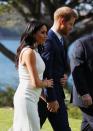 <p>The couple headed out on a <a href="https://www.townandcountrymag.com/society/tradition/a21273366/meghan-markle-prince-harry-first-royal-tour-2018/" rel="nofollow noopener" target="_blank" data-ylk="slk:royal tour of Australia, Fiji, Tonga, and New Zealand;elm:context_link;itc:0;sec:content-canvas" class="link ">royal tour of Australia, Fiji, Tonga, and New Zealand</a> just hours after Kensington Palace announced that <a href="https://www.townandcountrymag.com/society/tradition/a23776669/meghan-markle-due-date-2019/" rel="nofollow noopener" target="_blank" data-ylk="slk:Meghan and Harry are expecting their first baby next year;elm:context_link;itc:0;sec:content-canvas" class="link ">Meghan and Harry are expecting their first baby next year</a>.</p>