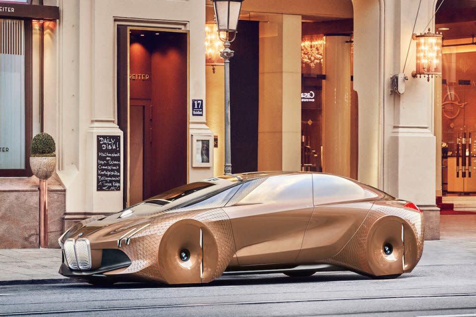 <h3>BMW’s Vision Next 100 was unveiled at the Geneva Motor Show in March. It comes with an AI system called Companion that can learn your driving preferences and adjust accordingly in advance.</h3>