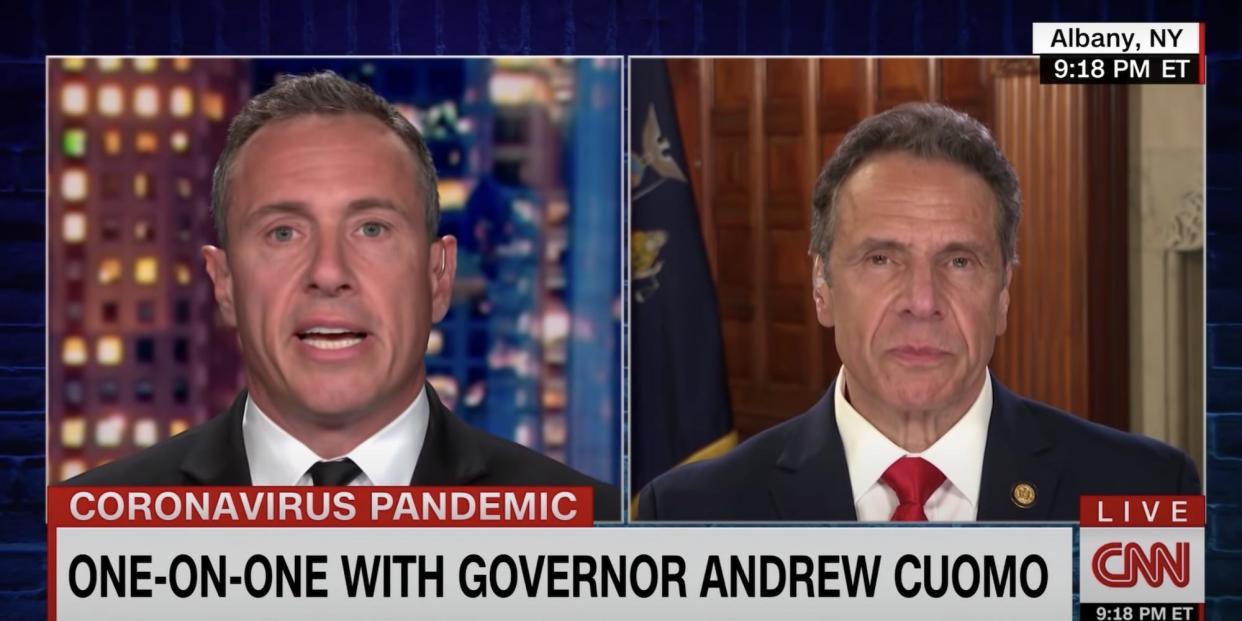 andrew and chris cuomo cnn