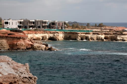 Environmentalists and residents are accusing developers of endangering the seals' habitat, by building luxury villas on top of the caves