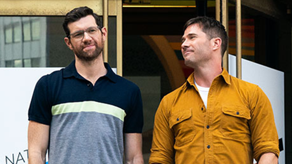 Billy Eichner and Luke Macfarlane in 'Bros.'