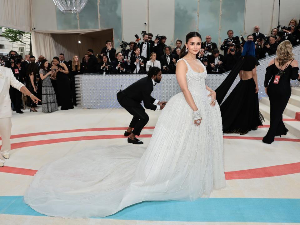 Alia Bhatt attends the 2023 Met Gala.