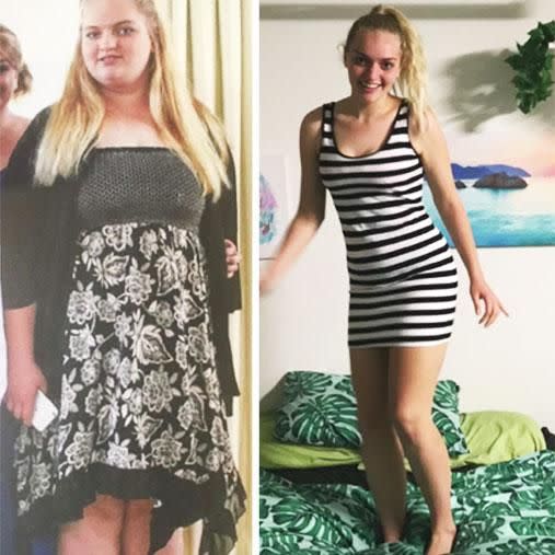 Josephine has lost 60kgs in 12 months. Photo: Youtube