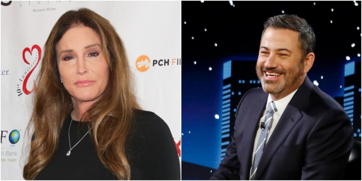 Caitlyn Jenner and Jimmy Kimmel