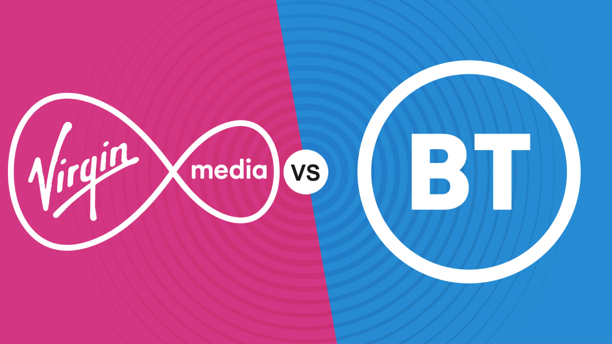  Virgin Media vs BT broadband. 