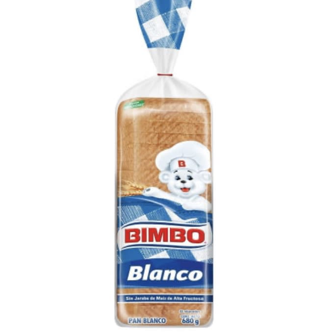 Pan blanco Bimbo grande