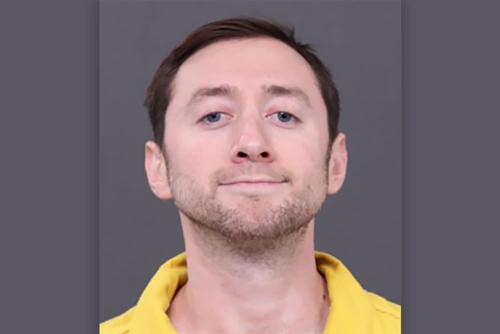 Justin Mohn (Photo illustration: Yahoo News; photo: Bucks County District Attorney's Office via AP)