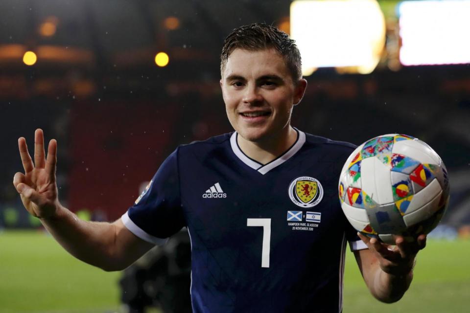 Forrest on the score sheet again to inspire the Scots. (Getty Images)