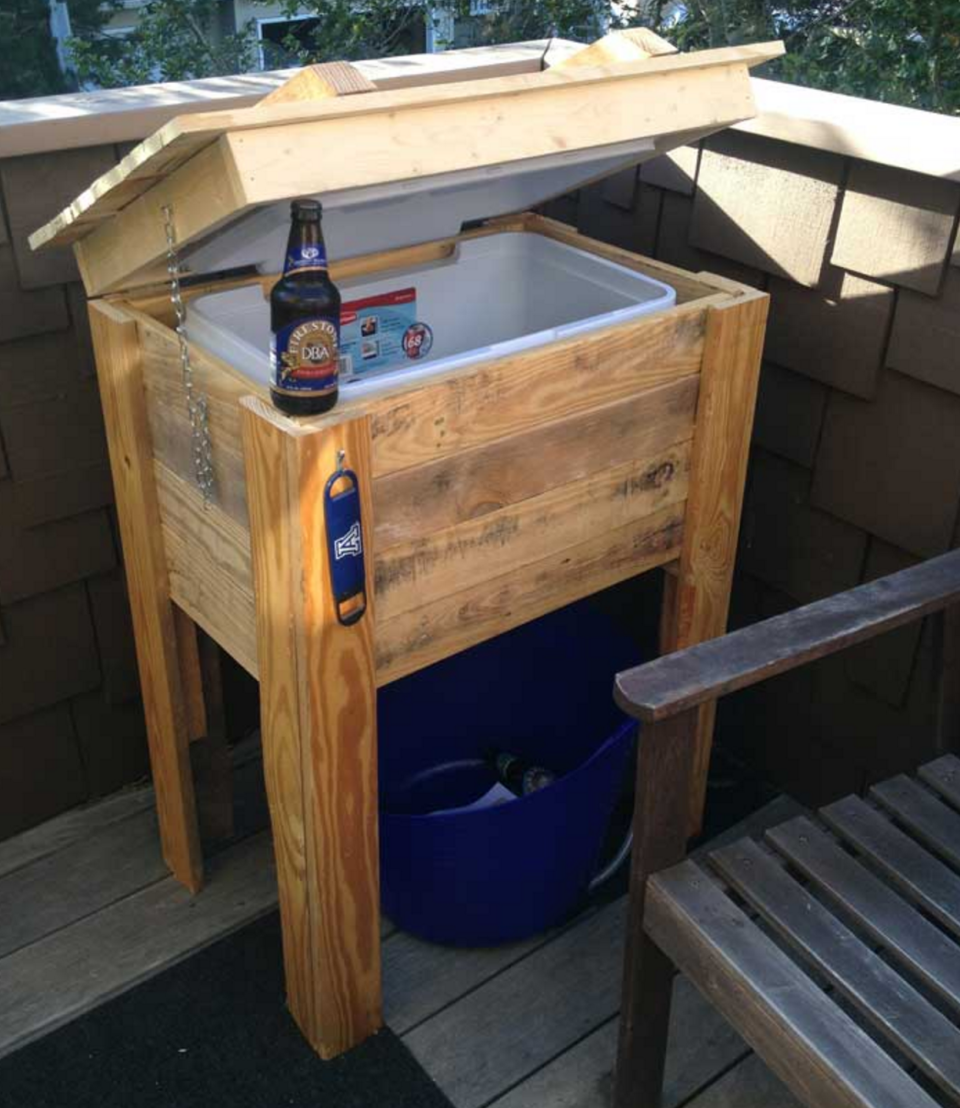 After: Cooler Stand