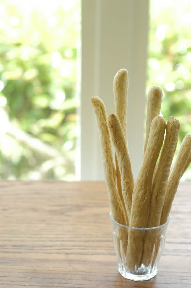 <strong>Get the <a href="http://glutenfreegirl.com/2012/07/how-to-make-gluten-free-breadsticks/" target="_blank">GF Breadsticks recipe</a> by Gluten-Free Girl</strong>