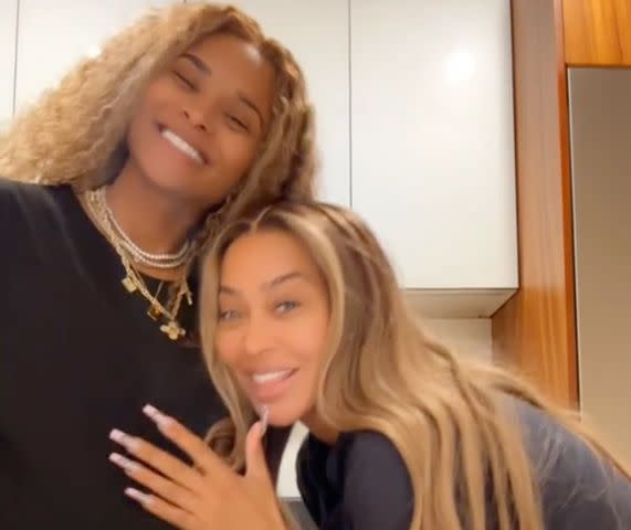 <p>Lala/Instagram</p> Friends Ciara and Anthony appeared to enjoy hanging with each other for the TikTok trend.