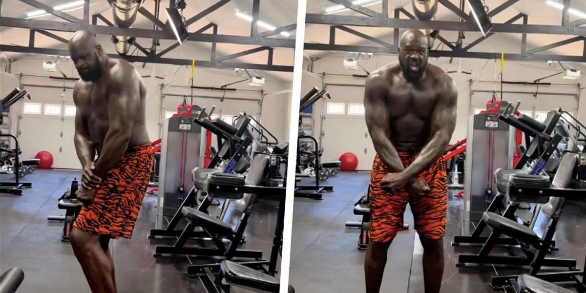 Shaquille O'Neal Shares Physique Update Showing Off Abs Following Workout