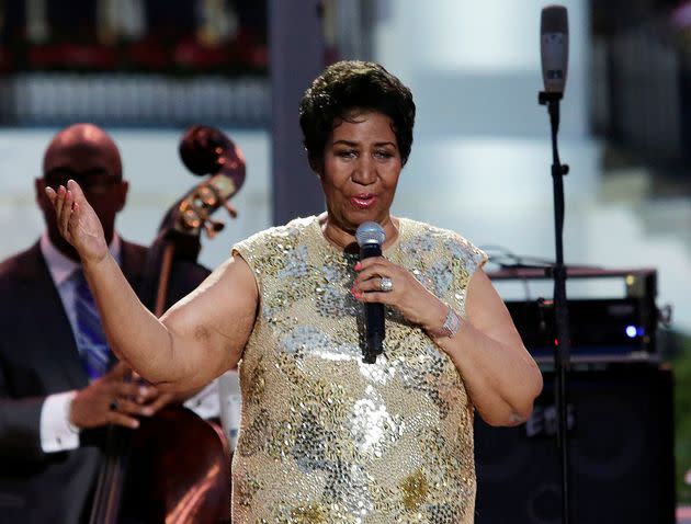 Aretha Franklin, ici lors d'un concert à Washington aux États-Unis, le 29 avril 2016. (Photo: Yuri Gripas via Reuters)