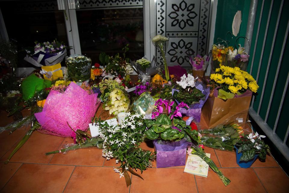 Flowers are placed on the front steps of the Wellington Masjid mosque in Kilbirnie in Wellington on March 15, 2019, after a shooting incident at two mosques in Christchurch. Attacks on two Christchurch mosques left at least 49 dead on March 15, with one gunman -- identified as an Australian extremist -- apparently livestreaming the assault that triggered the lockdown of the New Zealand city. (Photo: Marty Melville/AFP/Getty Images)