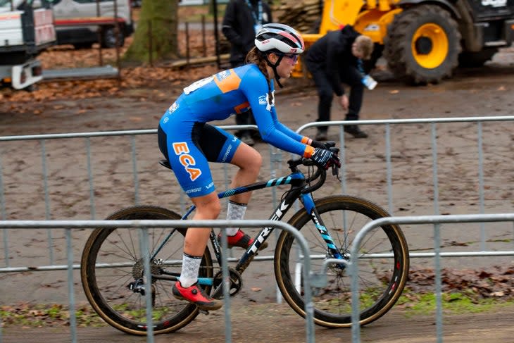 Jorja Bond learned some invaluable lessons at Koksijde. (Photo: @toelen_wouter)