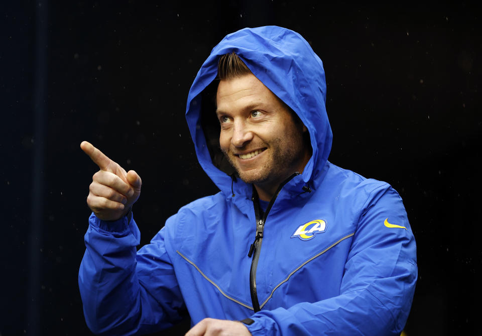 It was a tough season for Sean McVay and the Rams, but the future isn't so bleak now that he's returning as the team's head coach. (Photo by Steph Chambers/Getty Images)