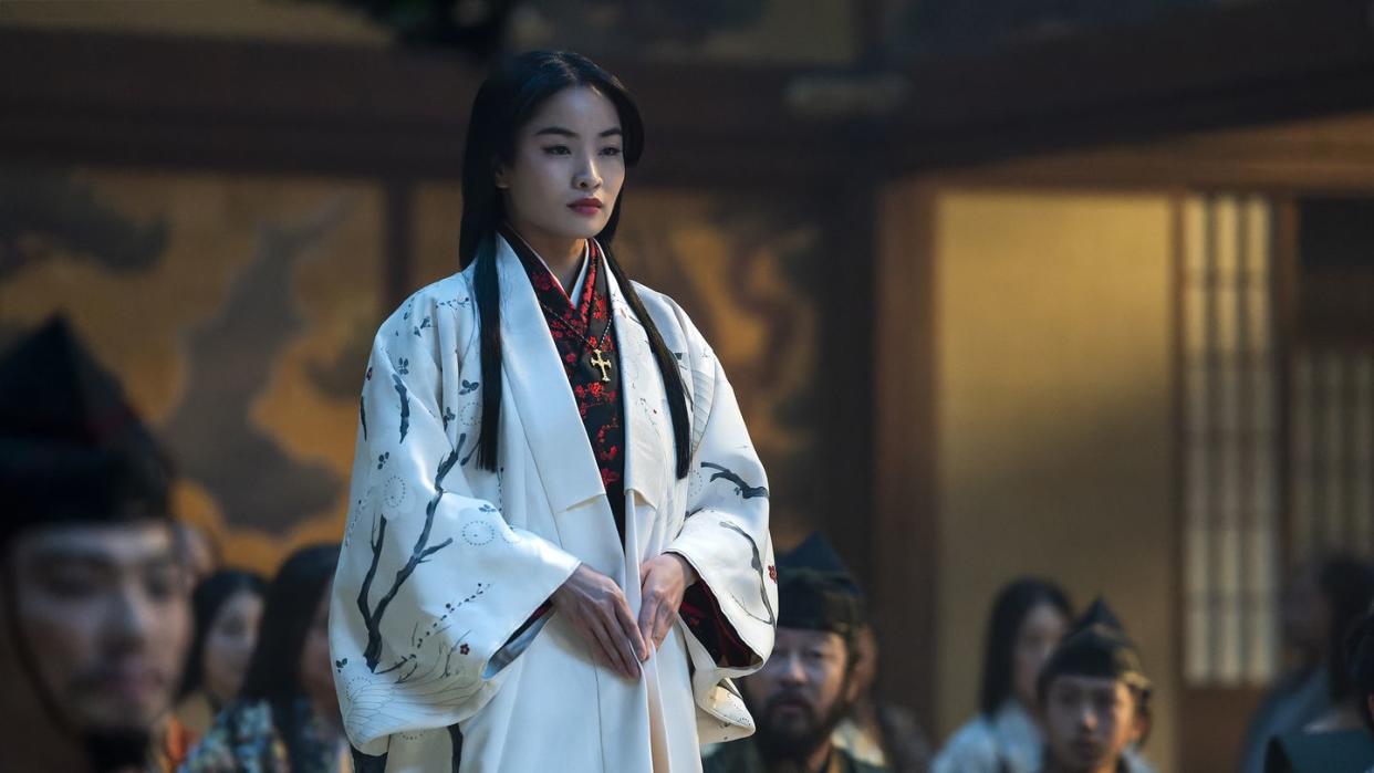 shogun episode 9 airs april 16 pictured c anna sawai as toda mariko cr katie yufx