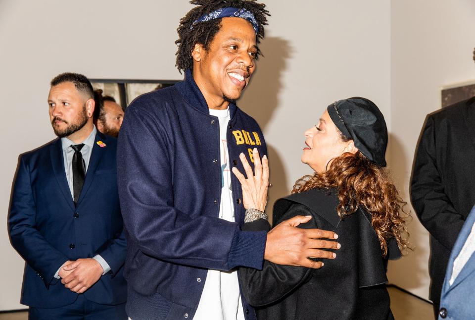 Jay-Z and Debbie Allen