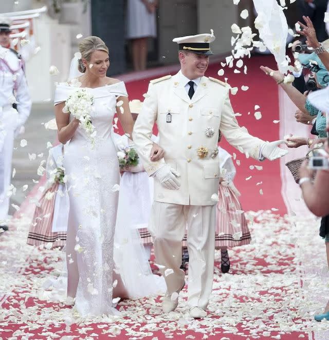 Charlene de Mónaco vestido de novia