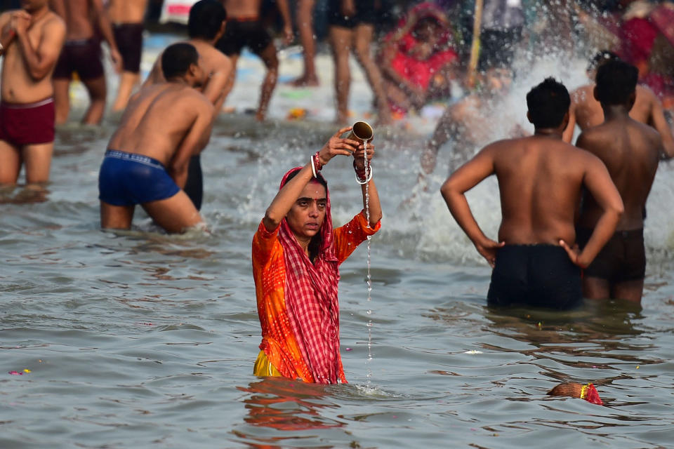 INDIA-RELIGION-HINDUISM-FESTIVAL (Sanjay Kanoja / AFP via Getty Images)