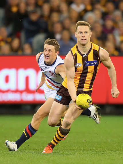 Sam Mitchell has polled quite well over the years for the Brownlow. He is the general of the Hawthorn midfield and has finished runner up in the Brownlow Medal in 2011 and 2012.