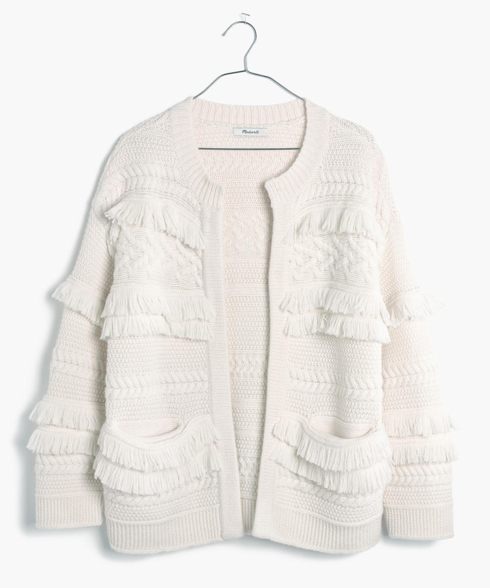 Desert Valley Fringe Cardigan Sweater 