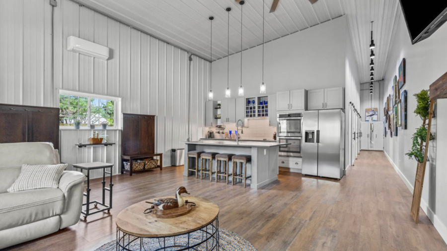 Inside the 2,600 square-foot “barndominium.” (Courtesy Photo/Jeff Ramm with Coldwell Banker Realty)