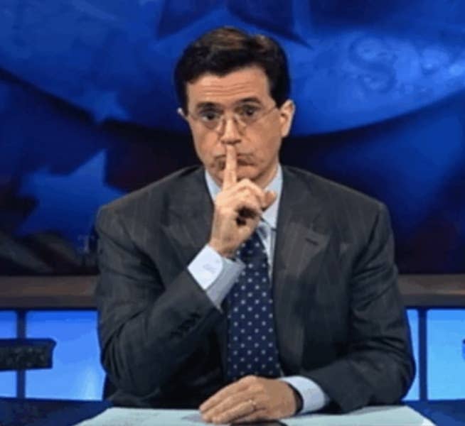 Stephen Colbert on "The Colbert Report"