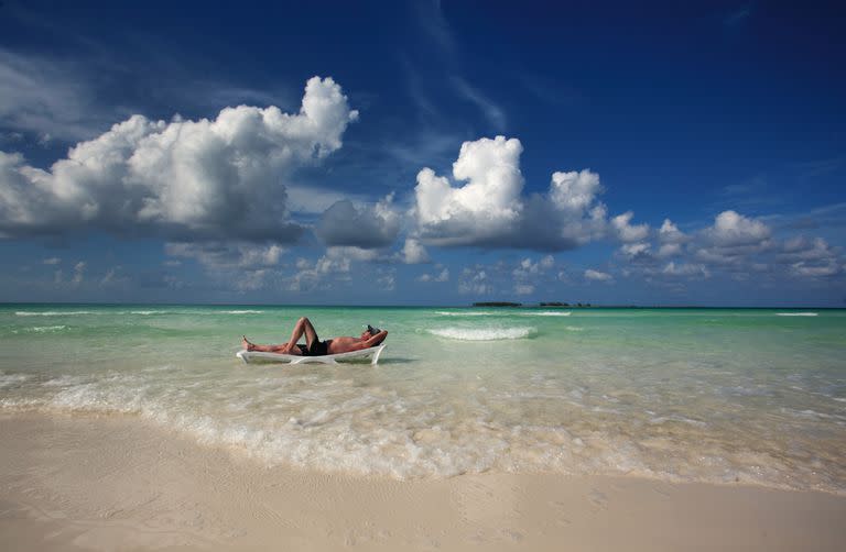 Playa del Pilar, Cayo Guillermo, en la isla de Cuba