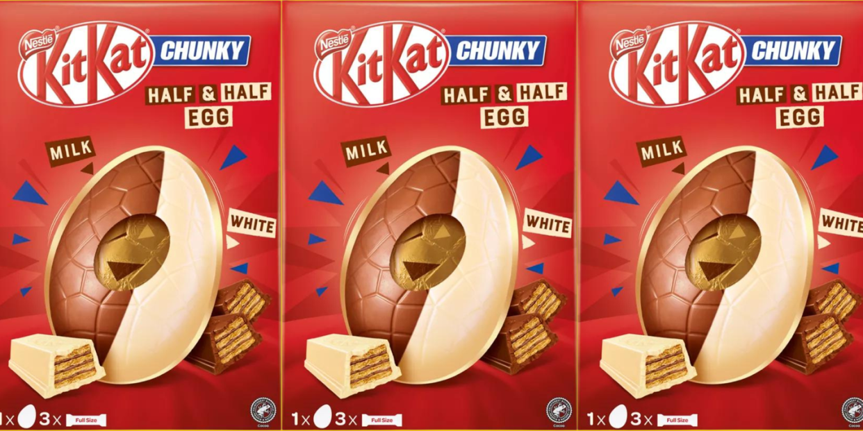 kitkat chunky half and half easter egg