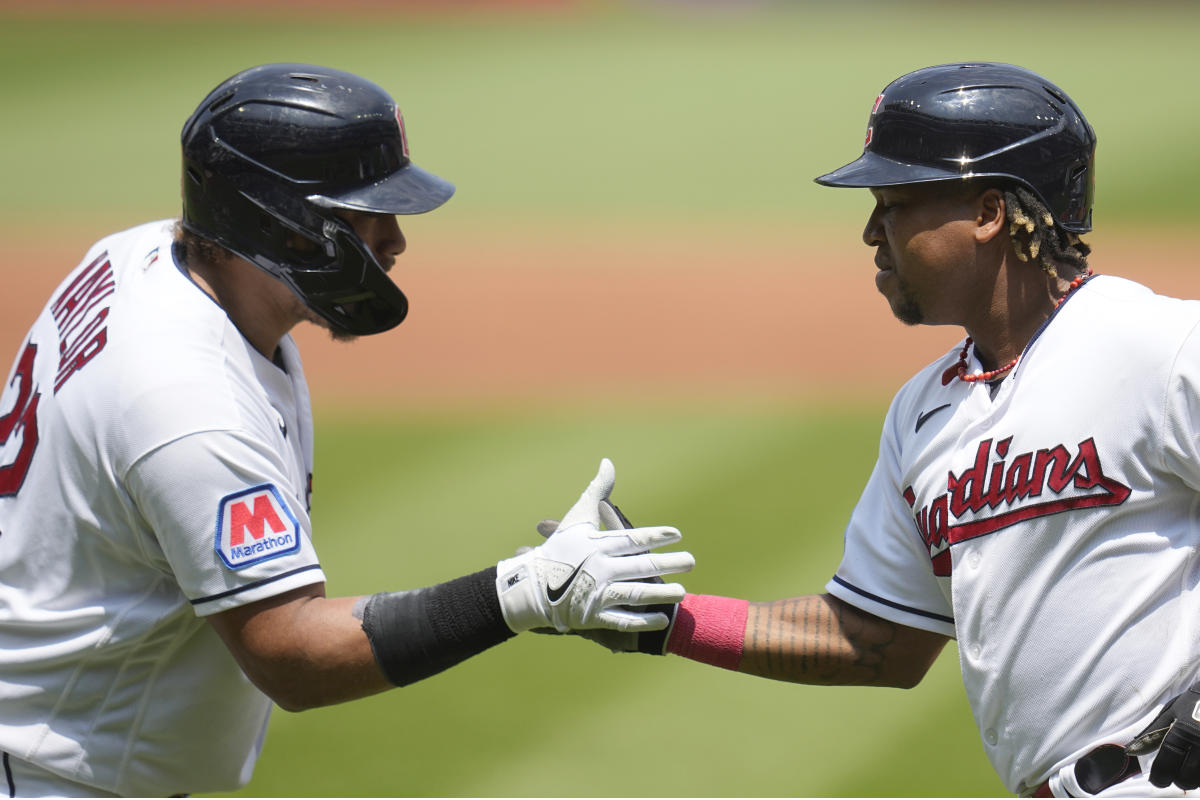 Ramirez hits grand slam, Guardians in first place after 14-1 romp over  Royals – News-Herald