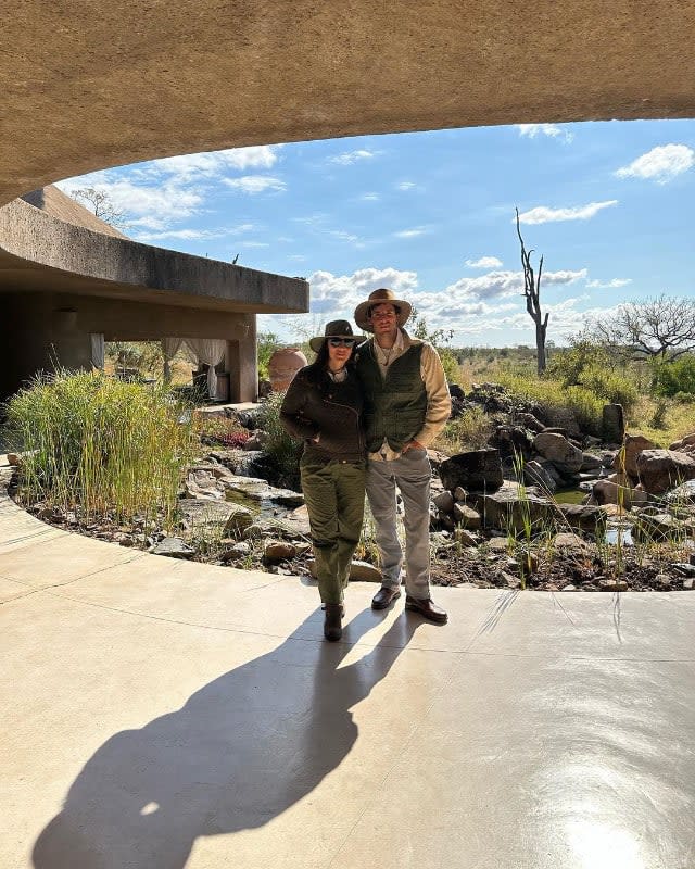 Tamara Falcó e Íñigo Onieva en un safari