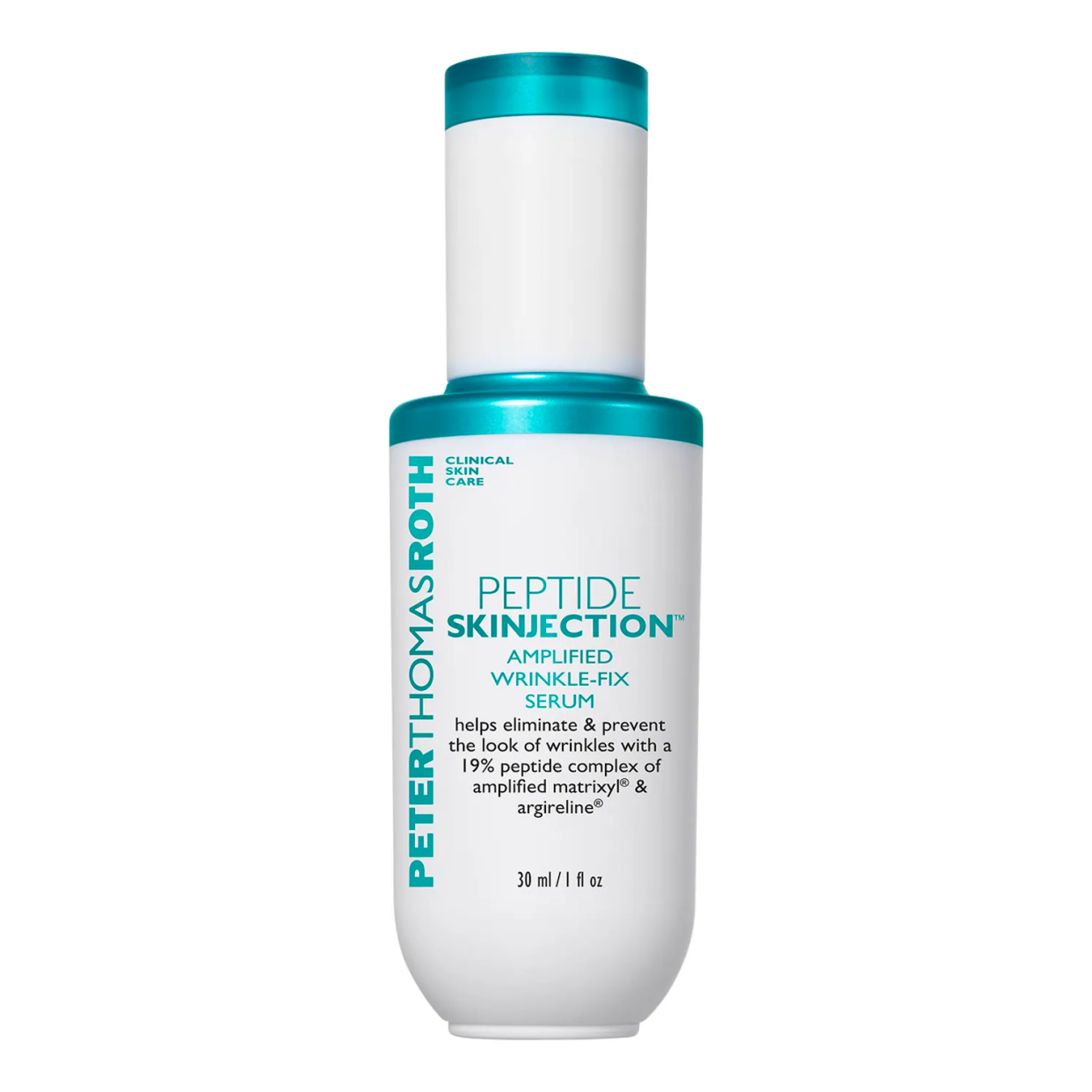 <p><a href="https://go.redirectingat.com?id=74968X1596630&url=https%3A%2F%2Fwww.sephora.com%2Fproduct%2Fpeter-thomas-roth-peptide-skinjections-advanced-wrinkle-fix-serum-P509321&sref=https%3A%2F%2Fwww.elle.com%2Fbeauty%2Fmakeup-skin-care%2Fg46425040%2Fbest-peptide-serums%2F" rel="nofollow noopener" target="_blank" data-ylk="slk:Shop Now;elm:context_link;itc:0;sec:content-canvas" class="link rapid-noclick-resp">Shop Now</a></p><p>Peptide Skinjection Amplified Wrinkle-Fix Refillable Serum </p><p>sephora.com</p><p>$61.00</p><span class="copyright">Sephora</span>