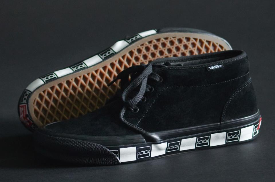 The Vault by Vans x Trilogy Tapes Chukka in black. - Credit: Courtesy of Vans
