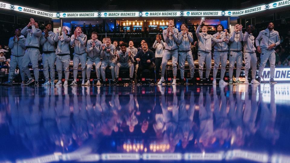 Xavier University's men's basketball team finds out it's a No. 3 seed in the 2023 NCAA Tournament.