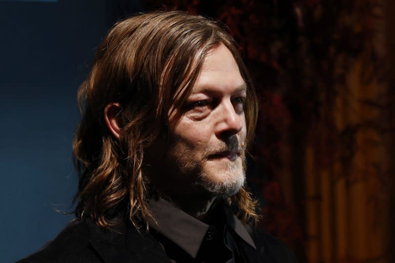 Norman Reedus arrives on the red carpet at the AMC Networks' 2023 Upfront at Jazz at Lincoln Center on April 18 in New York City. File Photo by John Angelillo/UPI